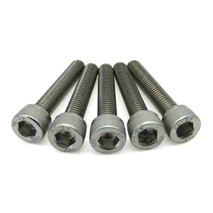 Custom Wholesale DIN912 Stainless Steel Hexagon Socket Bolts M4 M6 M7 M8 M10 M19 M21 Hex Bolt For Photovoltaic support