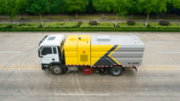 Camion de balayeuse de route de vide de rue de Sino HOWO SITRAK haut efficace 240hp pour le nettoyage de route