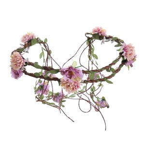 <span class=keywords><strong>Couronne</strong></span> <span class=keywords><strong>de</strong></span> <span class=keywords><strong>fleurs</strong></span> artificielles pour mariée, serre-tête, accessoire capillaire, guirlande florale, <span class=keywords><strong>couronne</strong></span> halo, best-seller - Product Image 4