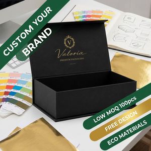 Boîte cadeau magnétique en carton ondulé recyclable CRD avec impression quadricolore, boîtes rigides pliables personnalisées avec logo pour coffret cadeau de parfum - Product Image 2
