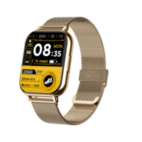 Reloj Inteligente Cuadrado C7pro para Llamadas, Pantalla TFT de Alta Definición, Podómetro, Frecuencia Cardíaca, Presión Arterial, Reloj Multifunción