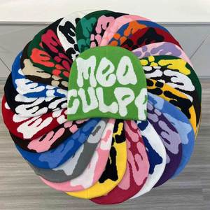 Gorro de Invierno Tipo Beanie sin Puño, Tejido Jacquard de Color, Personalizado de Fábrica, al por Mayor, para Exteriores, 2025 - Product Image 4