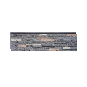 Panneau mural en fausse pierre PU léger et imperméable en polyuréthane pour intérieur et extérieur pierre de culture 3D petite brique de placage de roche - Product Image 1