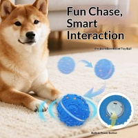 Wasserdichter USB-Aufladbarer Intelligenter Hundeball Automatisch Springender Rollender Interaktiver Spielzeugball Unzerstörbarer Kau- und Zahnreinigungsball
