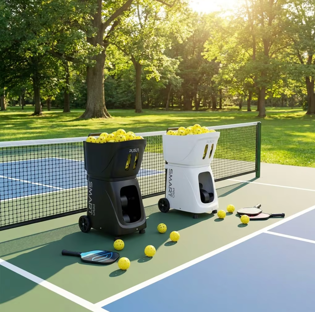 Automated Pickleball Ball Machine PP-SMART Pro App Control Multi-Angle 10 Modes, 120km/h 80+ Ball Capacity Cordless