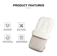 Couverture à double usage pour poussette, sac de couchage pour bébé aux normes britanniques 2023