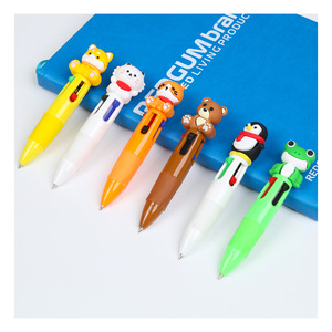 Penna a Sfera Retrattile Ecologica con Animali Cartoon Multicolore, Design Compatto e Portatile, Diversi Stili Animali per Regalo Souvenir - Product Image 3