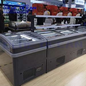 Pantalla de puerta de vidrio Low-E de alta calidad para congelador de Isla de supermercado temperatura única al por mayor <span class=keywords><strong>barato</strong></span> - Product Image 3