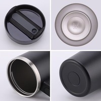 Taza de Café de Gran Capacidad con Logotipo Personalizado, Tazas Metálicas para Beber Cerveza, Taza de Acero Inoxidable de 40 oz con Asa