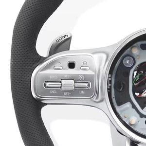 Volant de voiture en fibre de carbone LED personnalisé pour <span class=keywords><strong>Mercedes</strong></span> Benz <span class=keywords><strong>AMG</strong></span> W205 W204 G55 G500 W212 W213 W463 C63 S63 CLS63 E63 - Product Image 4