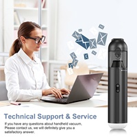 P13 Aspirateur à main multifonctionnel 10KPa 110W 8000mAh Gonfleur d'air rechargeable avec lumière LED SOS