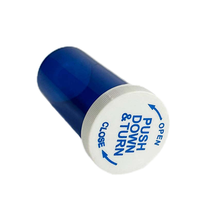 סיטונאי פלסטיק הפיה מיכל כובע פלסטיק הפיח צבעים משתנים 80 מ "ל גלולה אחסון בורג - Product Image 5