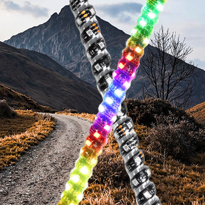 Nouveau best-seller : fouet LED spiralé lumineux IP68 12V à 360 degrés pour la conversion des VTT/UTV - Product Image 2