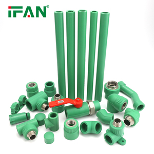 Phụ kiện ống <span class=keywords><strong>PPR</strong></span> màu xanh lá cây tất cả các loại phụ kiện <span class=keywords><strong>PPR</strong></span> IFAN ISO 15874 nước sử dụng phụ kiện <span class=keywords><strong>PPR</strong></span> pn25 20-125mm - Product Image 1