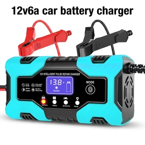 Chargeur <span class=keywords><strong>de</strong></span> <span class=keywords><strong>batterie</strong></span> intelligent rapide 12V6A universel à impulsions <span class=keywords><strong>pour</strong></span> batteries au plomb à dé<span class=keywords><strong>charge</strong></span> profonde, <span class=keywords><strong>pour</strong></span> la <span class=keywords><strong>charge</strong></span> des batteries <span class=keywords><strong>de</strong></span> <span class=keywords><strong>moto</strong></span> et <span class=keywords><strong>de</strong></span> voiture - Product Image 1