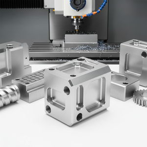 Pièces d'usinage CNC, haute précision, aluminium, acier inoxydable, composants personnalisés, fraisage 5 axes, tournage, service de prototypage rapide, OEM - Product Image 1