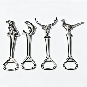 Apribottiglie Vintage in Lega di Zinco a Forma di Cervo Argentato, Apribottiglie Unico a Forma di <span class=keywords><strong>Animale</strong></span>, Strumento da Bar per Matrimoni, <span class=keywords><strong>Prezzo</strong></span> all'Ingrosso - Product Image 3