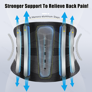 Soporte <span class=keywords><strong>Lumbar</strong></span> para Aliviar el Dolor de Espalda, Ciática, Hernia Discal, Corrector de Postura, Soporte de Columna Vertebral, Cinturón Protector de Cintura - Product Image 3