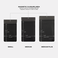Faraday Pouch Bag Box Protection contre le vol de voiture de clé de voiture élégante avec des matériaux en cuir de silicone PU pour iPhone Pochette