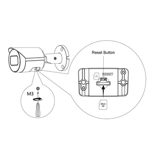 DAHUA ban đầu 4MP PoE IR Bullet <span class=keywords><strong>IP</strong></span> <span class=keywords><strong>Camera</strong></span> IPC-HFW2441S-S 2.8mm ống kính CMOS cảm biến wizsense giám sát video tầm nhìn ban đêm - Product Image 4