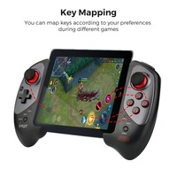 Manette rétractable de jeu sans fil PG-9083S IPEGA pour Android IOS tablette PC contrôleur manette avec support extensible