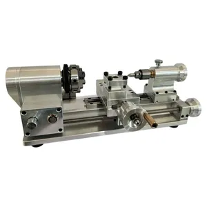 Mini <span class=keywords><strong>Torno</strong></span> de 24V 80W para Bricolaje - <span class=keywords><strong>Torno</strong></span> Pequeño Multifuncional para Trabajos en <span class=keywords><strong>Madera</strong></span>, <span class=keywords><strong>Torno</strong></span> de Escritorio Portátil - Product Image 4