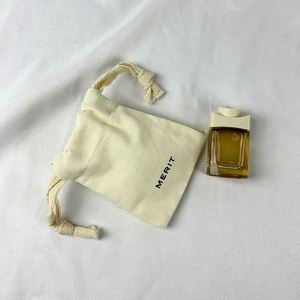 Promotional Wholesale 100%Organic Cotton Muslin Bag Customized Mini Canvas <b>Drawstring</b> Dust Bag Natural Cotton Gift Jewelry <b>Pouch</b> - Product Image 3