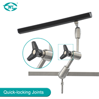 Bras de positionnement chirurgical professionnel WEIYE |   Support latéral réglable pour accessoires de table d'opération