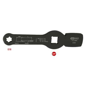 KS TOOLS-517,0914 3/4 ''Slogging Torx-Llave E con 2 caras llamativas-EAN 4042146679098 VEHÍCULOS PESADOS - Product Image 2