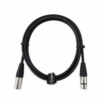 Câble de microphone XLR mâle-femelle OEM RH-X036 avec blindage spiralé, gaine en PVC, conducteur en cuivre sans oxygène