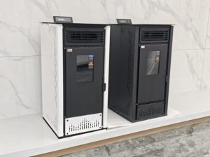 Lò đốt pellet 12KW cho phòng khách, hoạt động êm ái, đốt sạch, mang lại trải nghiệm sưởi ấm tối ưu, tiết kiệm 90% nhiên liệu. - Product Image 2