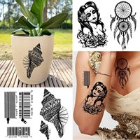Autocollant Miniature Beau Pochoir Temporaire Tatouages Stickers Chaises Bébé