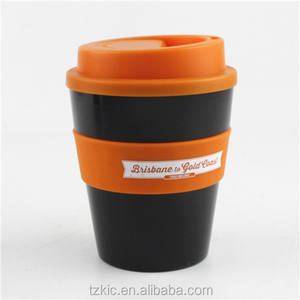 Taza de café negra reutilizable, ecológica, 12oz - Product Image 5