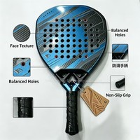 Raquette de padel en fibre de carbone personnalisable avec logo, forme diamant, Tablas Padel Surf, pala de padel, en stock, faible MOQ