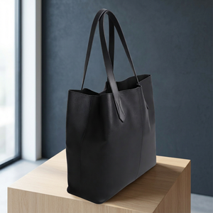 Sacs à main en cuir décontractés pour filles BS INTERNATIONAL, fermeture éclair authentique, imperméables, légers, grande capacité, style européen - Product Image 2