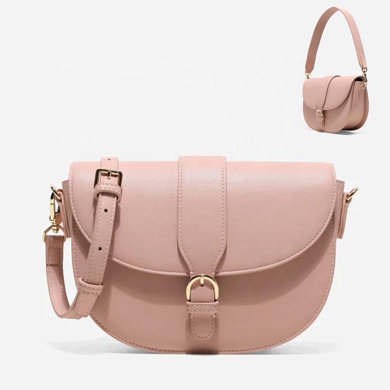 Korean Private Label Shoulder Bag for Women Matte Chain Lady Flap Handbags  Custom Fashion Ladies Crossbody Saddle Bags