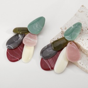 Boucles d'oreilles en résine <span class=keywords><strong>ZAA</strong></span> en forme de goutte d'eau, colorées et exagérées - Product Image 5