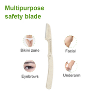Vente flash : Tondeuse à sourcils multifonctionnelle pour femmes, rasoir pour poils du visage avec fonction exfoliante
