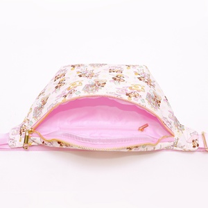 Magic Kingdom Character Jumbo Printed Bum Bag Long Strap Unisex <b>Large</b> Capacity Waterproof Zipper Closure Portable Fanny Pack - Product Image 3