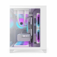 Boîtier de boîtier de jeu en aluminium et verre trempé personnalisé de haute qualité M-ATX armoire de jeu Boîtiers d'ordinateur PC et tours