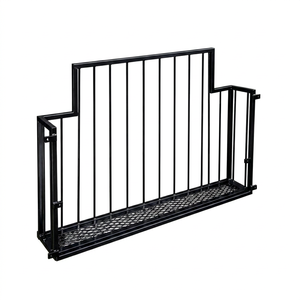 KHP KHP-BRO-02 Garde-corps de balcon mural en fer forgé Design extérieur sophistiqué Résistant à la rouille Facile à installer - Product Image 1