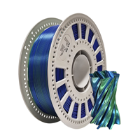 Filament PLA double couleur en soie avec logo personnalisé, 1,75 mm, 1 kg, pour imprimante 3D, bicolore, lisse, brillant, sans traces, haute précision