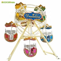Mini-grande roue d'attraction en acier pour enfants, utilisation intérieure et extérieure, pour centre commercial