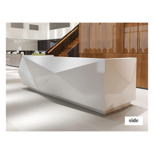 Bàn tiếp tân hiện đại khách sạn phòng khám Nha khoa truy cập bảng nội thất văn phòng hiện đại biểu tượng tùy chỉnh led <span class=keywords><strong>Acrylic</strong></span> - Product Image 4