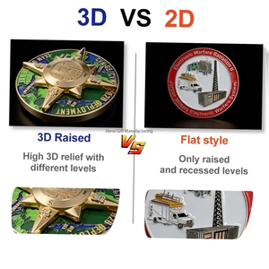 Fabricant professionnel de pièces commémoratives 2D personnalisées et de pièces commémoratives 3D en métal pour les célébrations d'anniversaire d'entreprise - Product Image 5