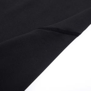 Ropa Deportiva Ligera, Transpirable, de Spandex, Camiseta de Compresión Técnica con Cuello para Hombre, Color Negro, Venta al Por Mayor de Fábrica, Personalizable - Product Image 4