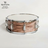 Factory Direct Sale Natural Wood Color 14-inch Small Snare Drum Percussion Instrument