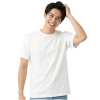 T-shirts pour hommes en coton 100% uni, col rond, manches courtes, coupe ample, logo personnalisé, décontracté, quotidien, streetwear, extérieur