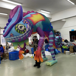 Người lớn đi Bộ <span class=keywords><strong>Inflatable</strong></span> thằn lằn con rối với đèn LED cho tổ chức sự kiện hiệu suất - Product Image 2