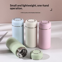 Bouteille d'eau isotherme portable compacte en acier inoxydable 316, tasse thermos sous vide, cadeau de luxe léger et de grande valeur pour filles, mini